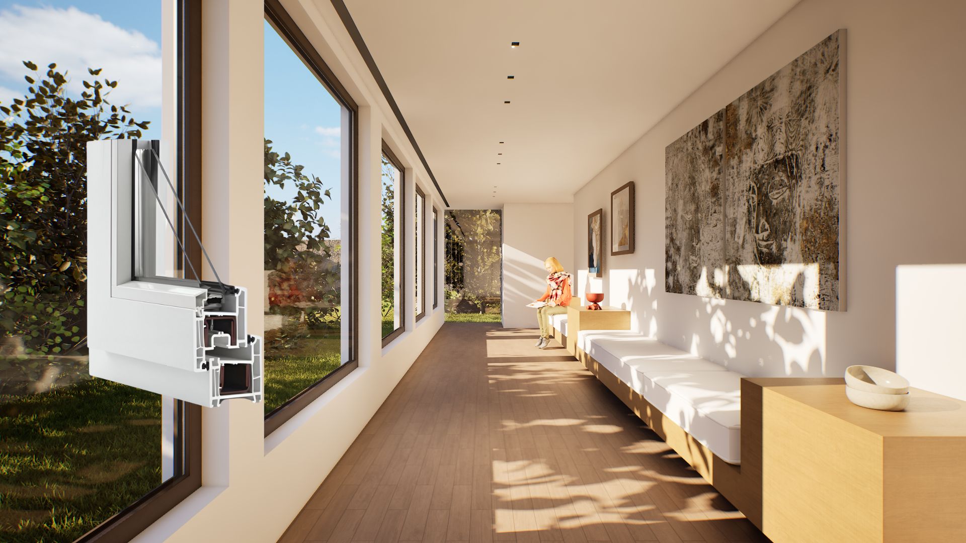 Ventanas y Puertas de PVC serie 4500