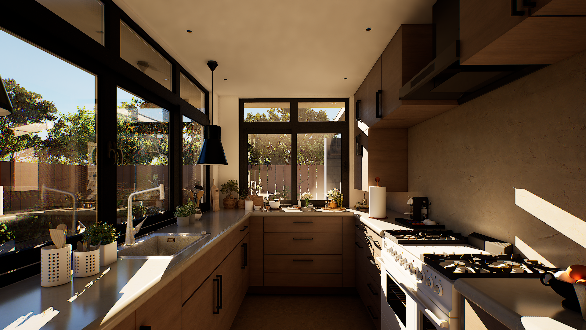 Cocina pequeña: máxima iluminación y seguridad con PVC REHAU | Garantía 10 años imagen carrusel 1