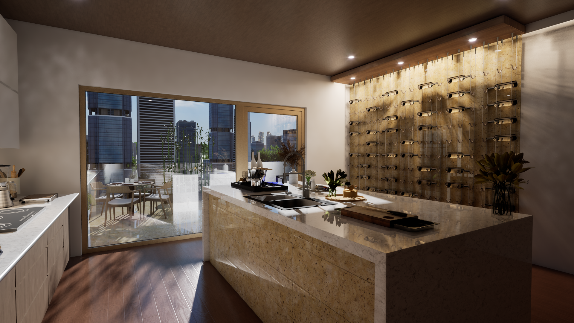 Penthouse CDMX: adiós al calor y ruido con PVC serie 4500 | Color Clay 20 años de garantía imagen carrusel 2