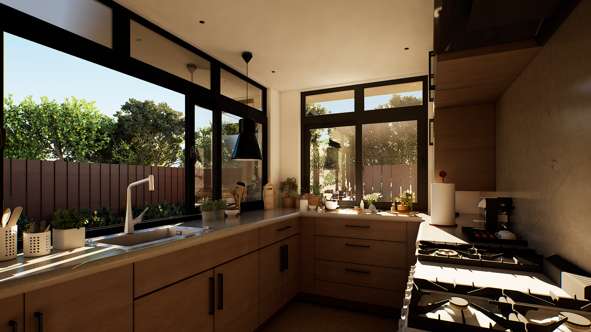 Cocina pequeña: máxima iluminación y seguridad con PVC REHAU | Garantía 10 años imagen carrusel 3