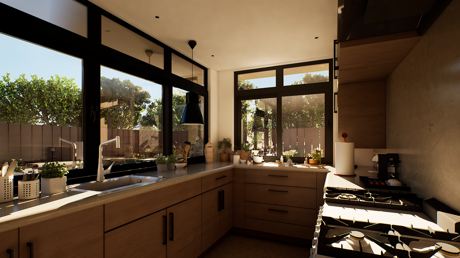 Cocina pequeña: máxima iluminación y seguridad con PVC REHAU | Garantía 10 años imagen carrusel 2