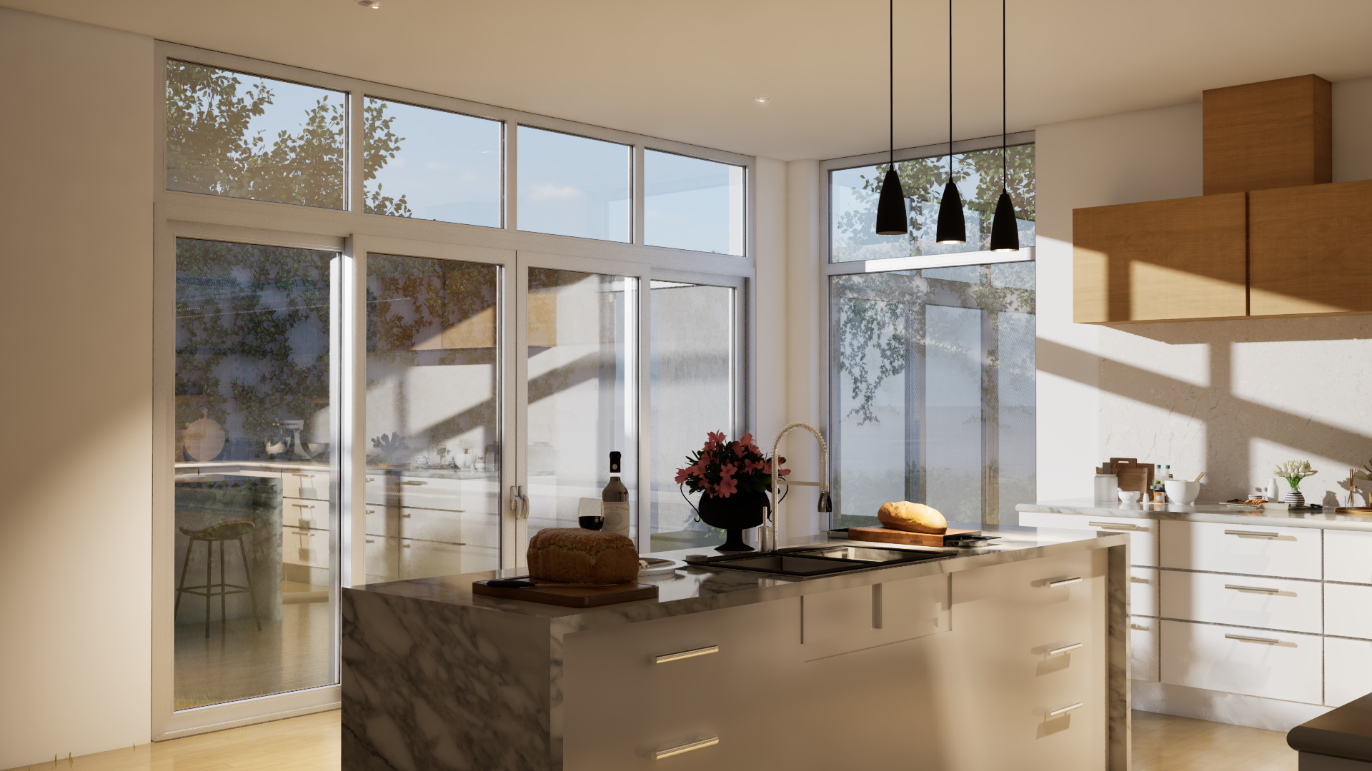 Pared de Cristal de PVC Serie 920-86 con Sistema OXXO: Conexión Total con el Jardín y Máxima Iluminación imagen carrusel 2